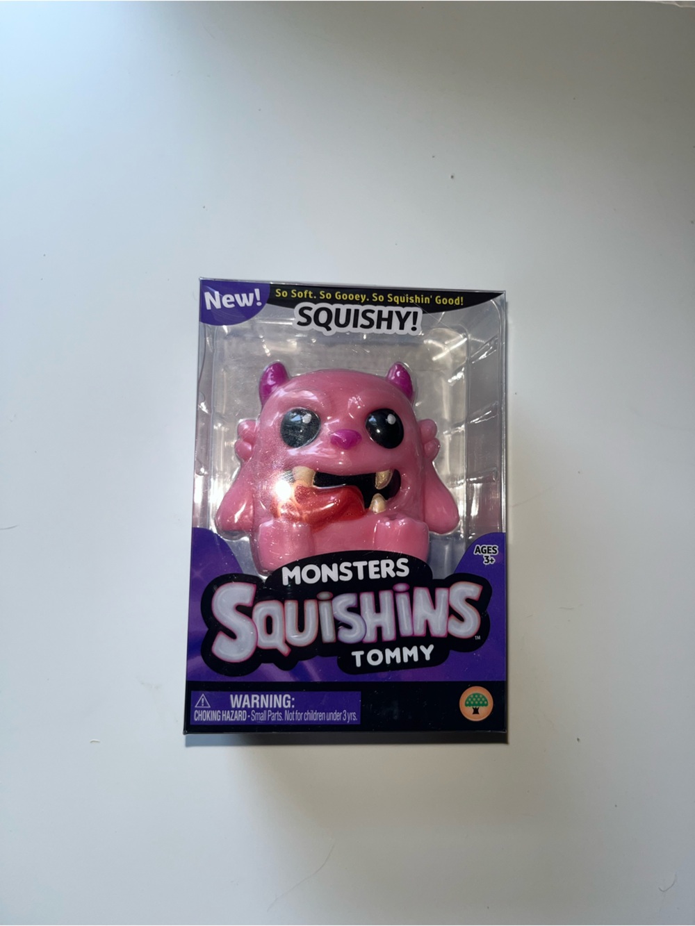 Tommy Pink Monster Plush Toy - Squishy Collectible